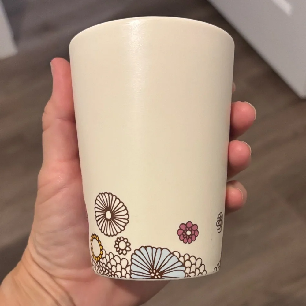Vintage Hallmark ‘Let it Be' Floral Ceramic Cup